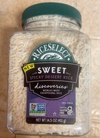 Sweet Sticky Dessert Rice