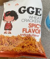Wheat crackers spicy flavor