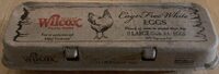 Cage free large white eggs