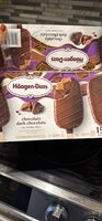 Chocolate dark chocolate ice cream bars