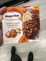 Salted Caramel Macadamia Ice Cream Bar