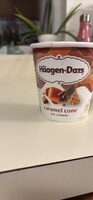 Caramel cone ice cream