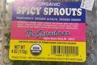 Organic dpicy sprouts
