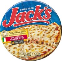 Thin Spicy Italian Sausage Pizza