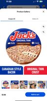 Canadian Style Bacon Original Thin Pizza