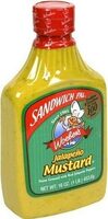 Woeber mustard sandwich pal jalapeno