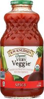 Very veggie spicy organic vegetable juice