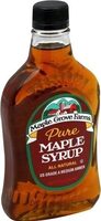 Pure maple syrup