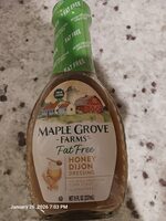 Maple grove farms of vermont, fat free mustard dressing, honey dijon