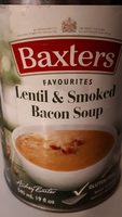 Soupe aux lentilles et bacon fumé