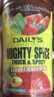 Mighty spice, thick and spicy bloody Mary mix