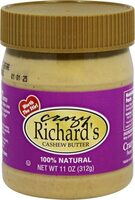 Natural cashew butter