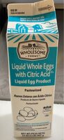 Liquid whole eggs