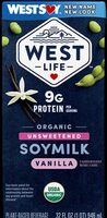 Organic Unsweetened Vanilla Soymilk