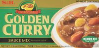 Golden curry sauce mix medium hot