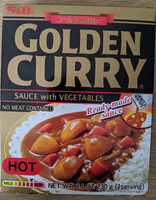 S&b, golden curry, sauce with vegetables, hot
