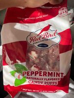 Peppermint Naturally Flavored Candy Puffs