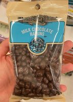Milk chocolate Raisins