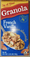 Granola French Vanilla With Almonds