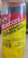 Mild banana peppers rings