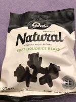 Natural Soft Licorice Bears