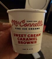 Sweet Cream Caramel Brownie Ice Cream
