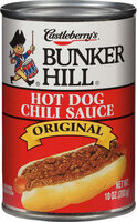 Bunker Hill, Hot Dog Chili Sauce, Original