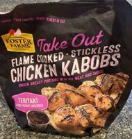 Flame cooked chicken kabobs