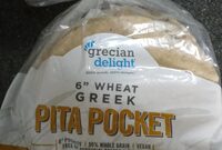 Wheat greek pita pocket