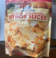 Off the cone opaa! flame broiled chicken gyros slices