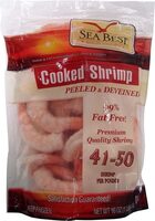 Cooked peeled and deveined shrimp