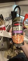 Baked beans seasoned with maple cured bacon & real maple syrup