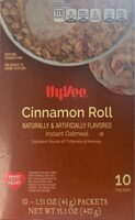 Hy vee cinnamon roll instant oatmeal