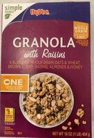 Hy vee one step granola a blend of whole grain oats & wheat