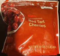 Unsweetened red tart cherries