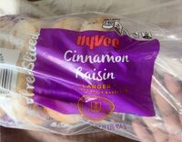 Hy vee cinnamon raisin larger bakery style bagels