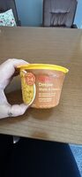 Deluxe shells & cheese dinner with creamy cheddar cheese sauce & enriched shell macaroni