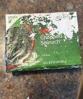 Chopped spinach