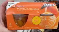 Hy vee mandarin oranges in 100% juice