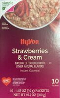 Strawberries & Cream instant oatmeal