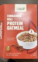 Cinnamon roll protein oatmeal