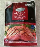 Alaska Keta Salmon Fillets