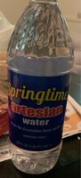Spring time artesian water