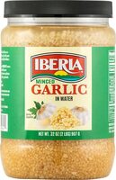 Minced garlic in water
