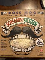 Screamin' sicilian, boss hog pizza, italian sausage