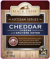 Creek cheddar cheese with gruyere notes