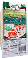Organic fresh mozzarella cheese