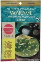 Seaweed & Shiitake Mushrooms Authentic Japanese Soup