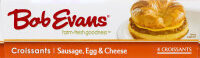 Croissants, Sausage, Egg & Cheese