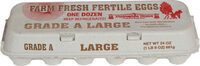 Nature's yoke farm fresh fertile eggs grade a large